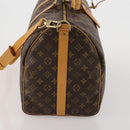 LOUIS VUITTON Monogram Keepall Bandouliere 50 Boston Bag M41416 Auth 188072SAV-4