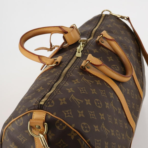LOUIS VUITTON Monogram Keepall Bandouliere 50 Boston Bag M41416 Auth 188072SAV
