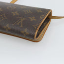 LOUIS VUITTON Monogram Pochette Twin GM Shoulder Bag M51852 LV Auth 188073-17