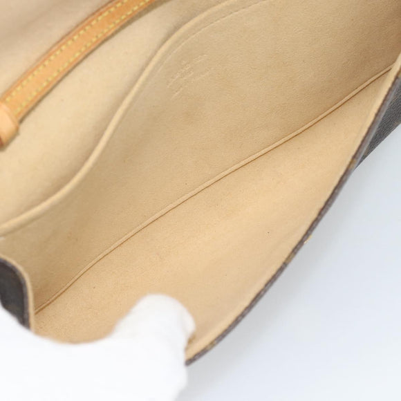 LOUIS VUITTON Monogram Pochette Twin GM Shoulder Bag M51852 LV Auth 188073