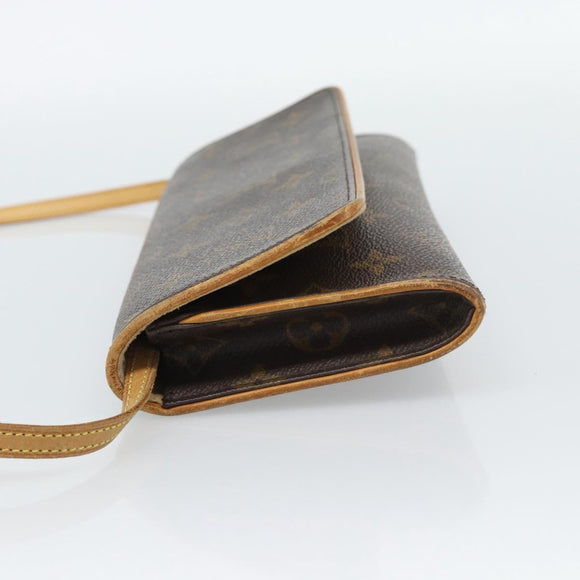 LOUIS VUITTON Monogram Pochette Twin GM Shoulder Bag M51852 LV Auth 188073