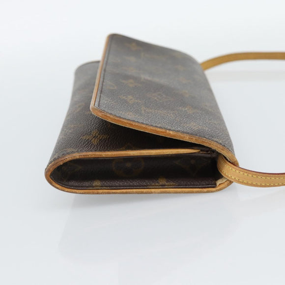 LOUIS VUITTON Monogram Pochette Twin GM Shoulder Bag M51852 LV Auth 188073