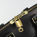 LOUIS VUITTON Epi Alma Hand Bag Noir Black M52142 LV Auth 188076V-14