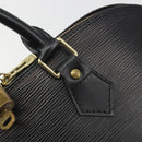 LOUIS VUITTON Epi Alma Hand Bag Noir Black M52142 LV Auth 188076V-15
