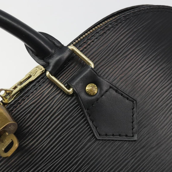 LOUIS VUITTON Epi Alma Hand Bag Noir Black M52142 LV Auth 188076V