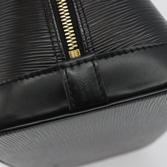 LOUIS VUITTON Epi Alma Hand Bag Noir Black M52142 LV Auth 188076V