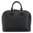 LOUIS VUITTON Epi Alma Hand Bag Noir Black M52142 LV Auth 188076V-2