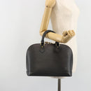 LOUIS VUITTON Epi Alma Hand Bag Noir Black M52142 LV Auth 188076V-22