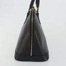 LOUIS VUITTON Epi Alma Hand Bag Noir Black M52142 LV Auth 188076V-5