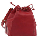 LOUIS VUITTON Epi Petit Noe Shoulder Bag Red M44107 LV Auth 188077V-1