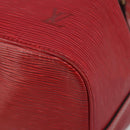LOUIS VUITTON Epi Petit Noe Shoulder Bag Red M44107 LV Auth 188077V-8