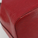 LOUIS VUITTON Epi Petit Noe Shoulder Bag Red M44107 LV Auth 188077V-17