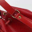 LOUIS VUITTON Epi Petit Noe Shoulder Bag Red M44107 LV Auth 188077V-18