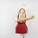 LOUIS VUITTON Epi Petit Noe Shoulder Bag Red M44107 LV Auth 188077V-21