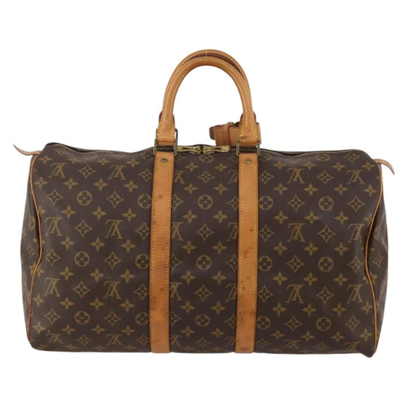 LOUIS VUITTON Monogram Keepall 45 Boston Bag M41428 LV Auth 188078