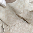 GUCCI Horsebit Hand Bag Leather Beige Auth 188082A-19