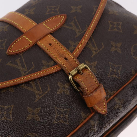 LOUIS VUITTON Monogram Saumur 30 Shoulder Bag M42256 LV Auth 188083A