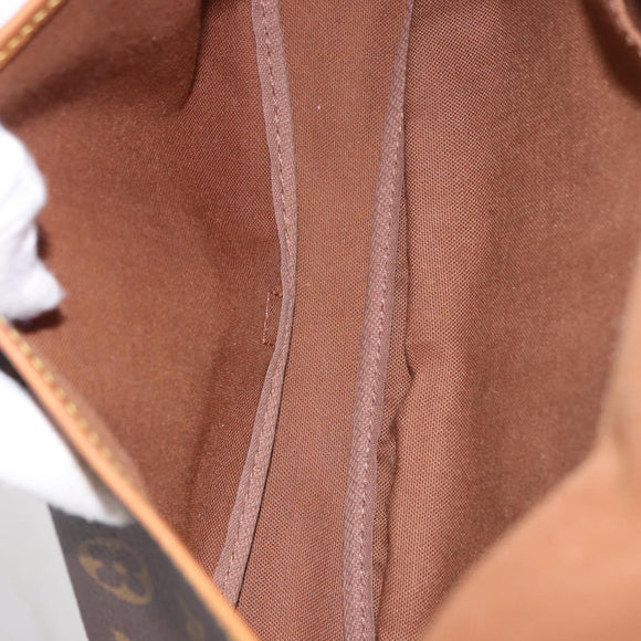 LOUIS VUITTON Monogram Saumur 30 Shoulder Bag M42256 LV Auth 188083A
