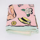 CHANEL Beach Towel Cotton Multicolor CC Auth 188084-10