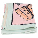 CHANEL Beach Towel Cotton Multicolor CC Auth 188084-7
