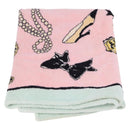 CHANEL Beach Towel Cotton Multicolor CC Auth 188084-8
