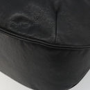 BURBERRY Tote Bag Leather Black Auth 188086A-15