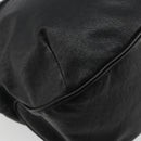 BURBERRY Tote Bag Leather Black Auth 188086A-16