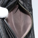 BURBERRY Tote Bag Leather Black Auth 188086A-12