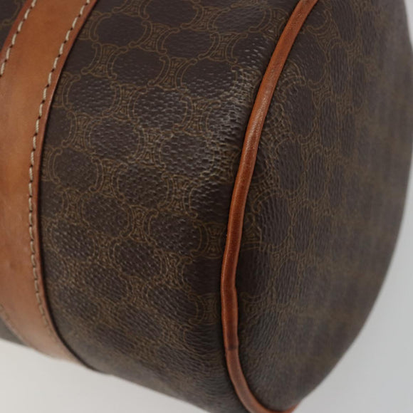 CELINE Macadam Canvas Hand Bag Brown Auth 188087A