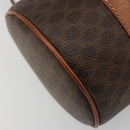 CELINE Macadam Canvas Hand Bag Brown Auth 188087A-17