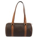 CELINE Macadam Canvas Hand Bag Brown Auth 188087A-2