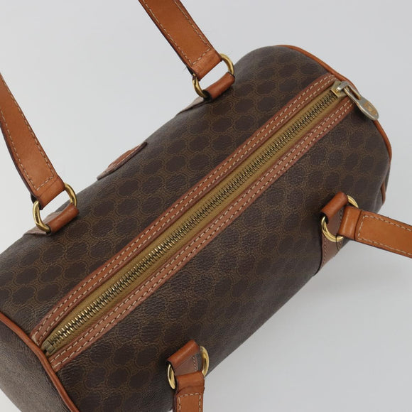 CELINE Macadam Canvas Hand Bag Brown Auth 188087A