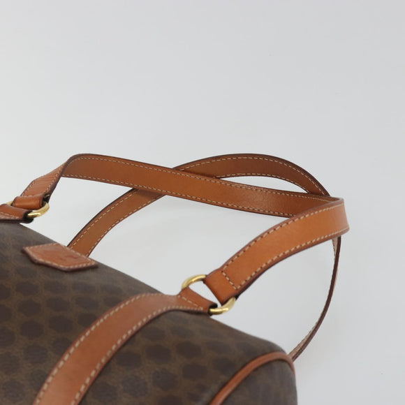 CELINE Macadam Canvas Hand Bag Brown Auth 188087A