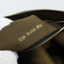 FENDI Zucca Canvas Hand Bag Black Brown Auth 188089-12