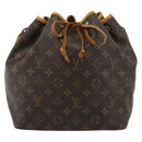 LOUIS VUITTON Monogram Petit Noe Shoulder Bag M42226 LV Auth 188092-2