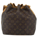 LOUIS VUITTON Monogram Petit Noe Shoulder Bag M42226 LV Auth 188092-3