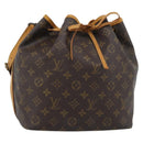 LOUIS VUITTON Monogram Petit Noe Shoulder Bag M42226 LV Auth 188093V-1