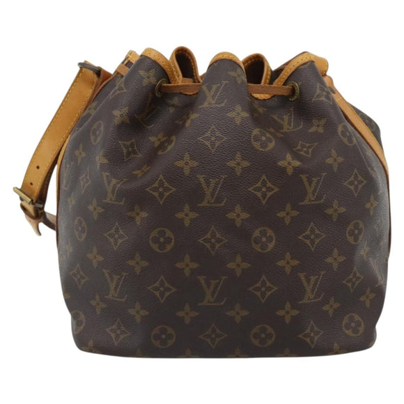 LOUIS VUITTON Monogram Petit Noe Shoulder Bag M42226 LV Auth 188093V