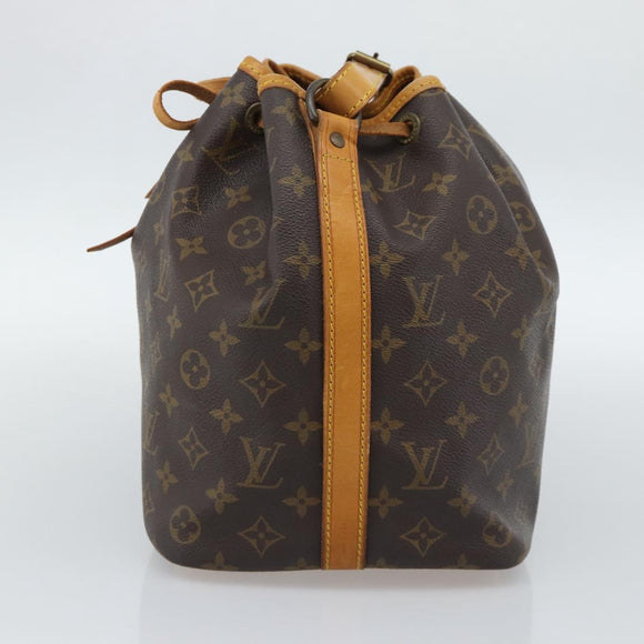 LOUIS VUITTON Monogram Petit Noe Shoulder Bag M42226 LV Auth 188093V