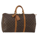 LOUIS VUITTON Monogram Keepall 50 Boston Bag M41426 LV Auth 188095-1