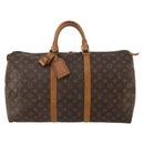 LOUIS VUITTON Monogram Keepall 50 Boston Bag M41426 LV Auth 188095-13