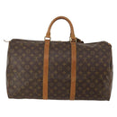 LOUIS VUITTON Monogram Keepall 50 Boston Bag M41426 LV Auth 188095-2