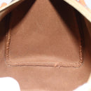 CELINE Macadam Canvas Hand Bag PVC Brown Auth 188100A-17