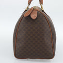 CELINE Macadam Canvas Hand Bag PVC Brown Auth 188100A-3