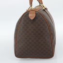 CELINE Macadam Canvas Hand Bag PVC Brown Auth 188100A-4