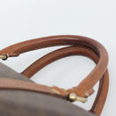 CELINE Macadam Canvas Hand Bag PVC Brown Auth 188100A-8