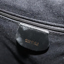 GUCCI Bamboo Body Bag Patent leather Black Auth 188102-19