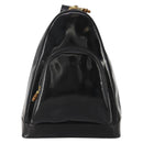 GUCCI Bamboo Body Bag Patent leather Black Auth 188102-13
