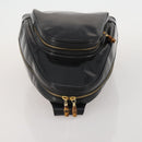 GUCCI Bamboo Body Bag Patent leather Black Auth 188102-6