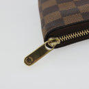 LOUIS VUITTON Damier Ebene Zippy Coin Purse N63070 LV Auth 188104M-8